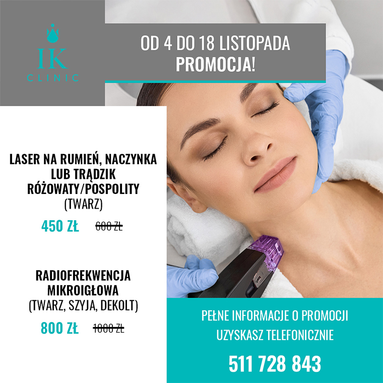 IK Clinic promocja od 4 do 11 listopada 2025
